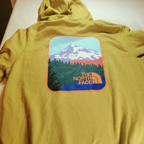 The North Face Hoodie XL Mustard - Picture 9 of 9